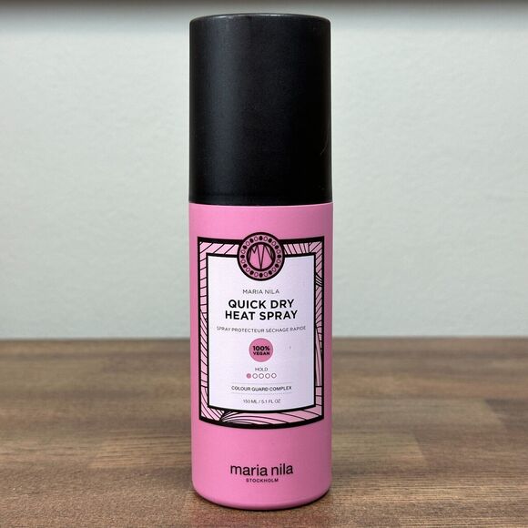 NEW Maria Nila Quick Dry Heat Spray 5.1 oz Protectant Vegan Shine Color Safe - Picture 2 of 10